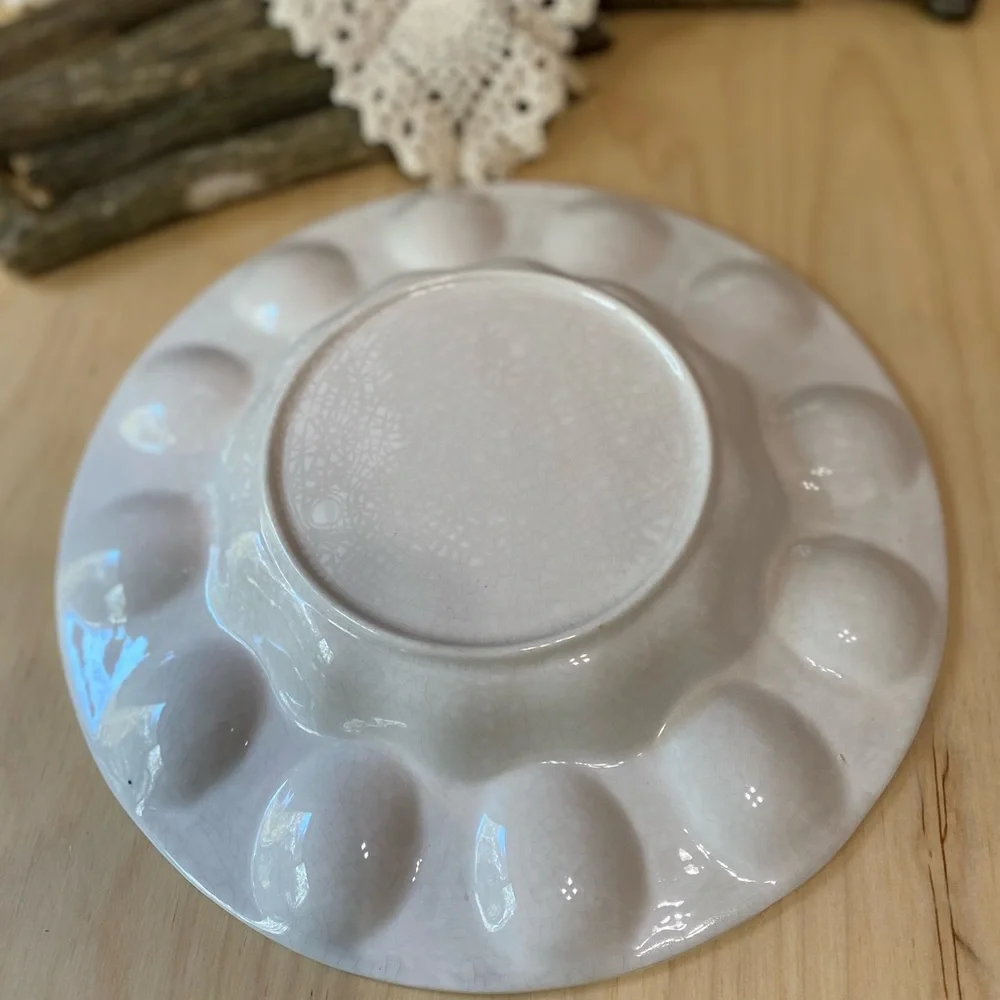 Decorative Ceramic Egg Plate